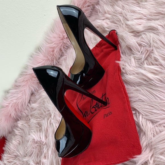 Christian Louboutin Lady Black 150 Patent 36.5 - Picture 7 of 8